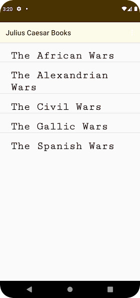 Run android online APK Julius Caesar [Book] from MyAndroid or emulate Julius Caesar [Book] using MyAndroid